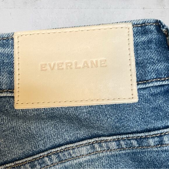Everlane Women's The Curvy Cheeky Jean Crop Raw Hem Mom Jeans High Rise Size 25 - Picture 6 of 11